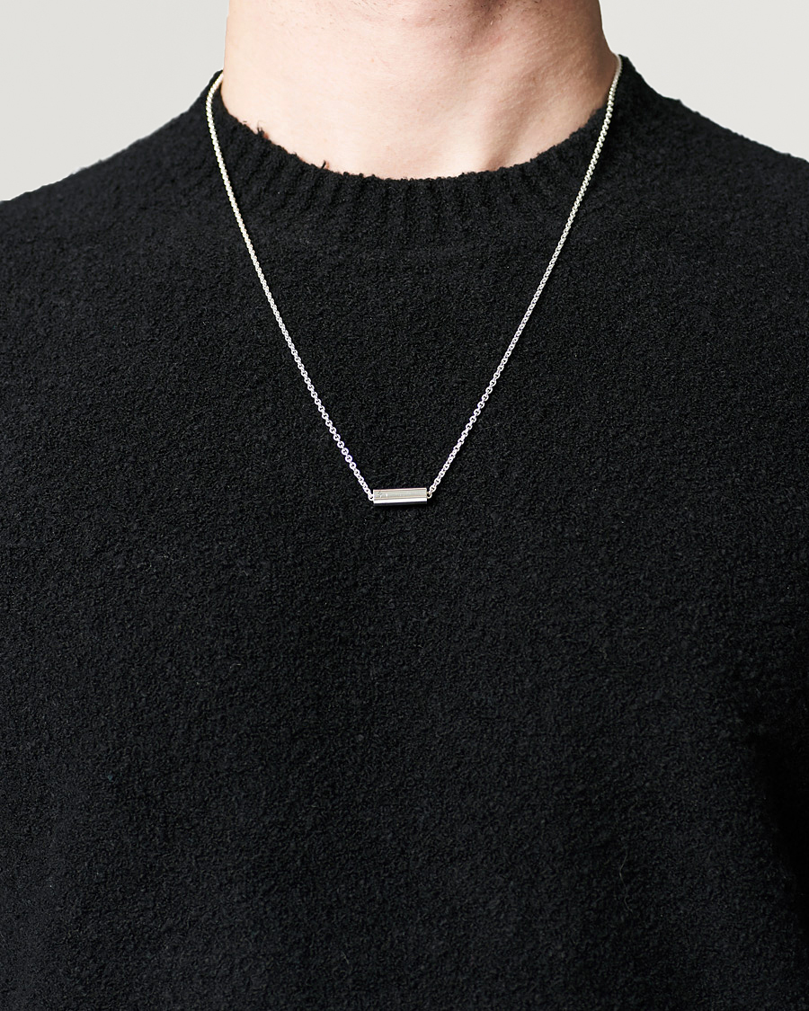 Herre | Tilbehør | LE GRAMME | Chain Cable Necklace Sterling Silver 13g