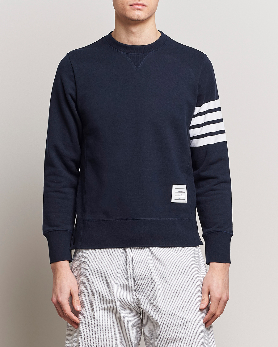 Herre | Tøj | Thom Browne | 4 Bar Sweatshirt Navy