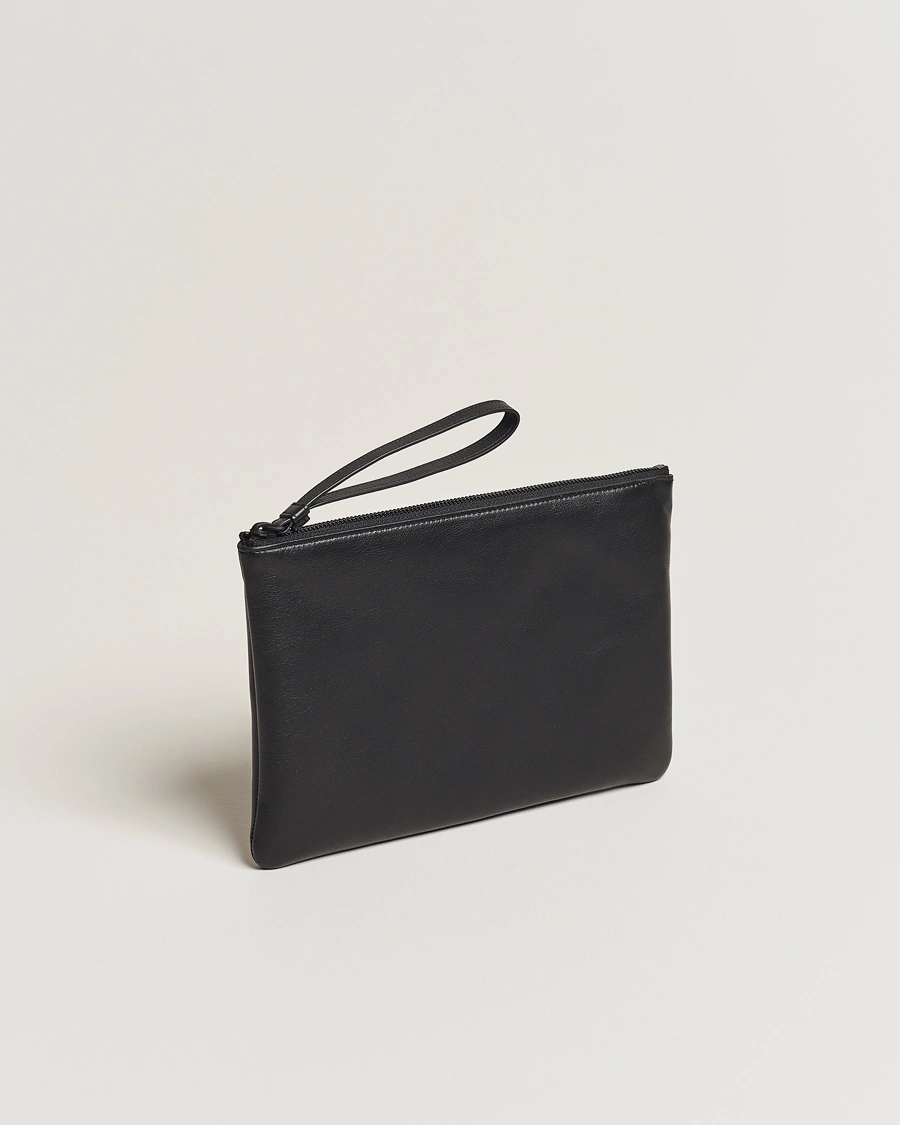 Herre | Tilbehør | Common Projects | Medium Flat Nappa Leather Pouch Black