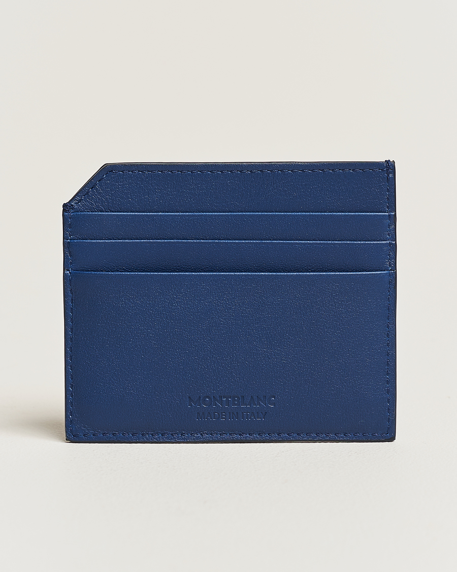 Herre | Tilbehør | Montblanc | Meisterstück Selection Soft Card Holder 6cc Cobalt Blue