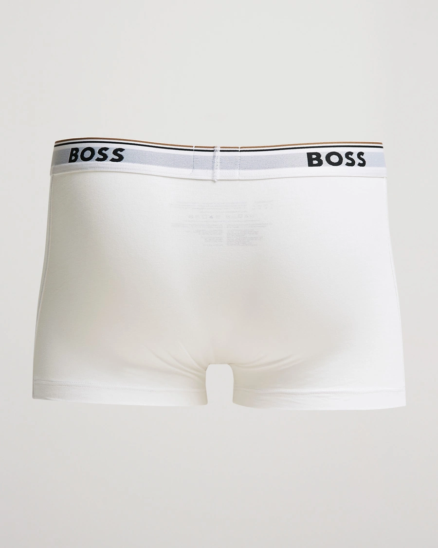Herre | BOSS BLACK | BOSS BLACK | 3-Pack Trunk Boxer Shorts White