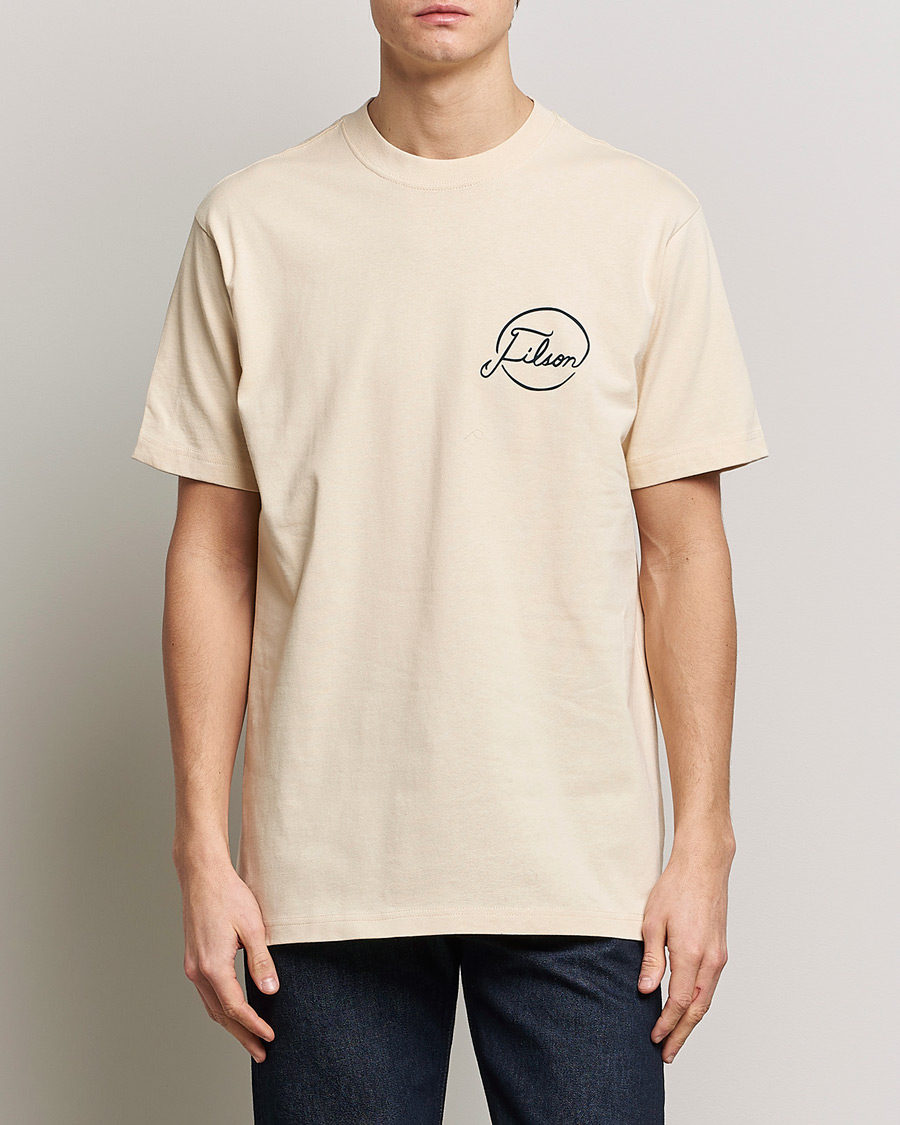 Herre | Tøj | Filson | Pioneer Graphic T-Shirt Stone