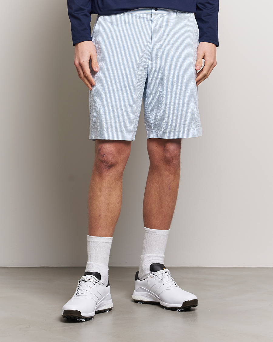 Herre | Tøj | RLX Ralph Lauren | Seersucker Golf Shorts Blue/White