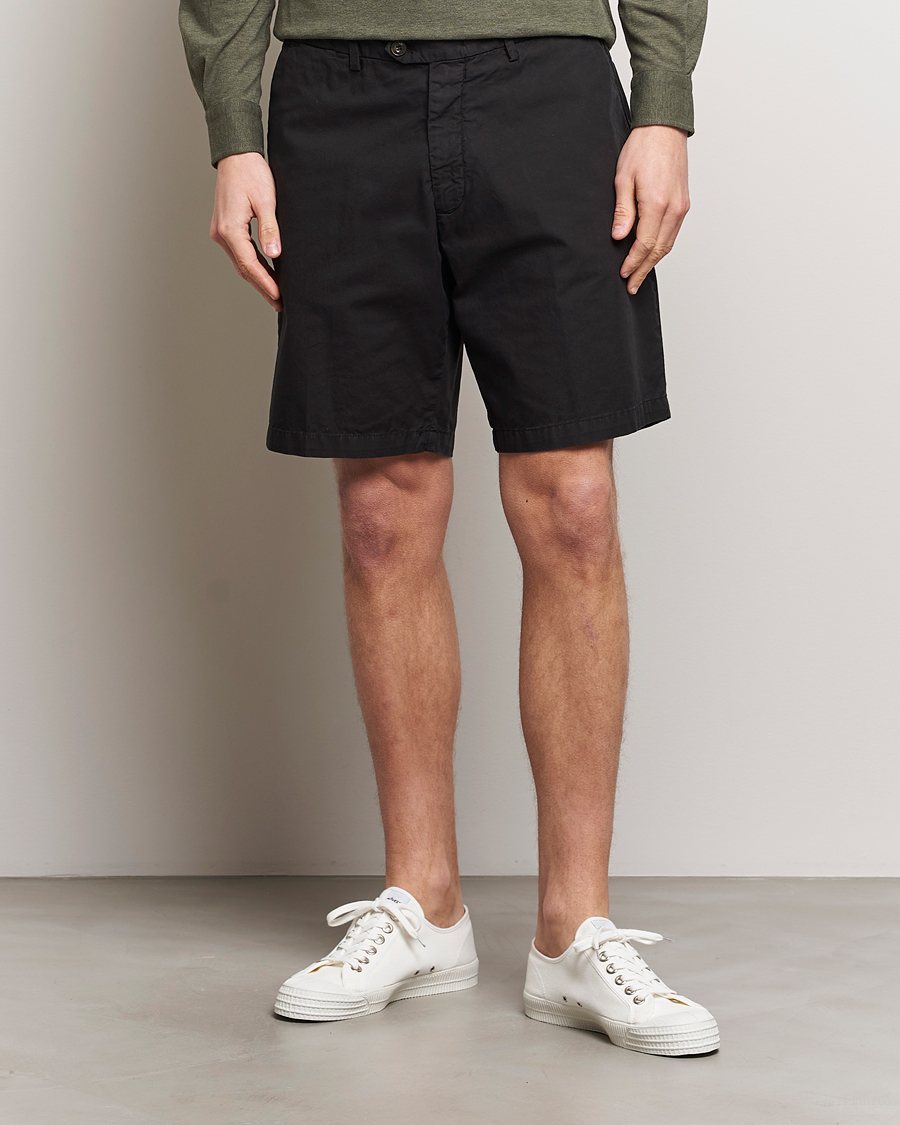 Herre | Shorts | Briglia 1949 | Easy Fit Cotton Shorts Black