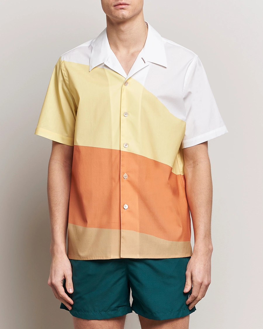Herre | Tøj | PS Paul Smith | Blocksstriped Resort Short Sleeve Shirt Multi