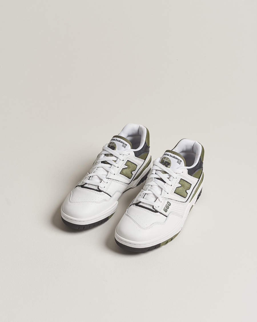 Herre | Loyalitetstilbud | New Balance | 550 Sneakers White/Green