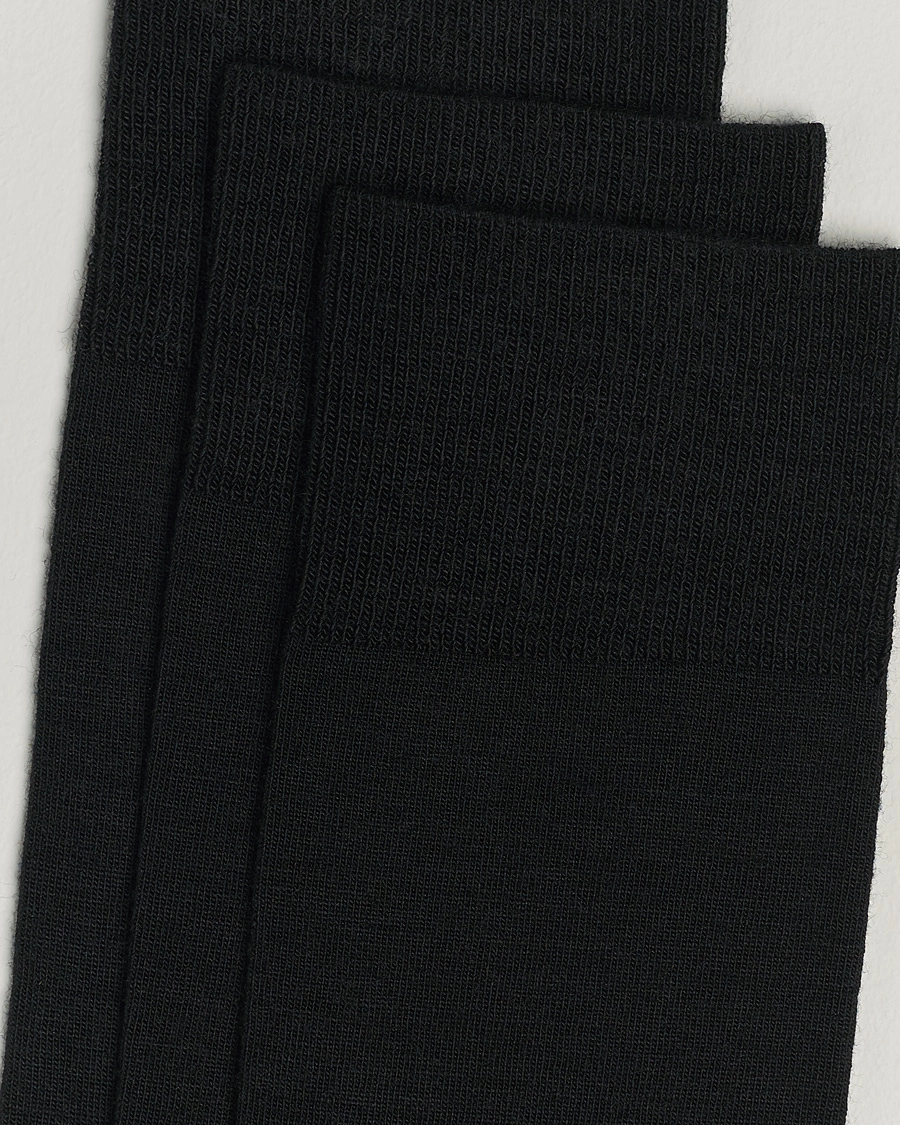 Herre | Business & Beyond | Amanda Christensen | 3-Pack Icon Wool/Cotton Socks Black