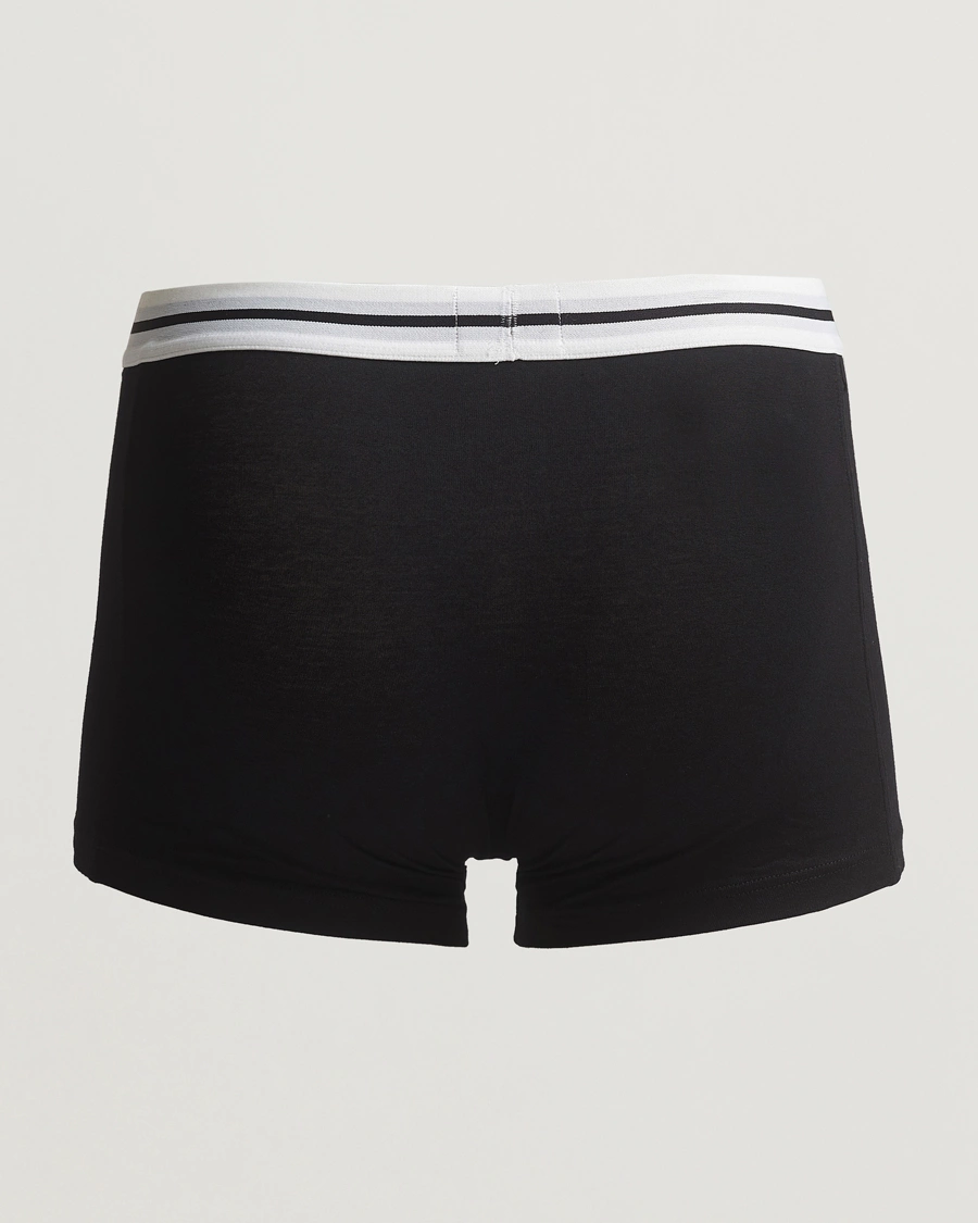 Herre | Boxershorts | BOSS BLACK | 3-Pack Cotton Trunk Black/White