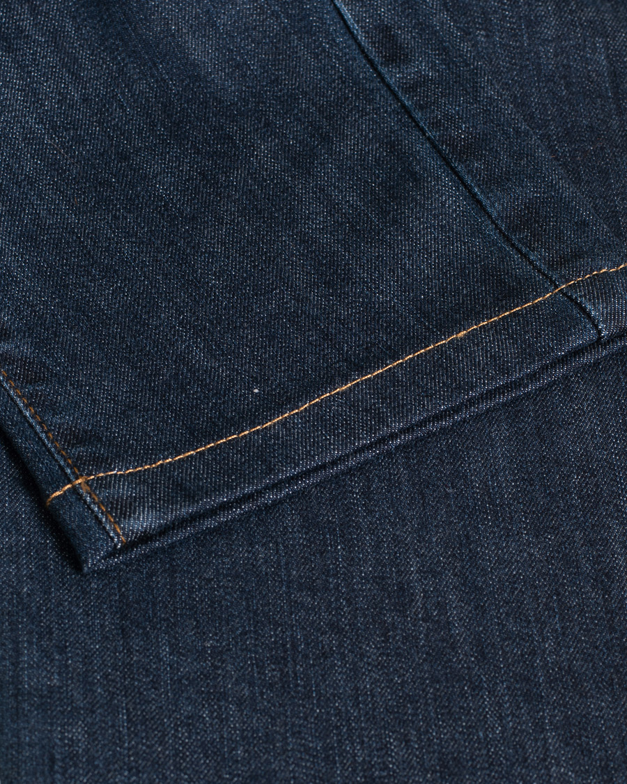 Herre |  | Pre-owned | Canali Slim Fit Stretch Jeans Dark Blue Wash