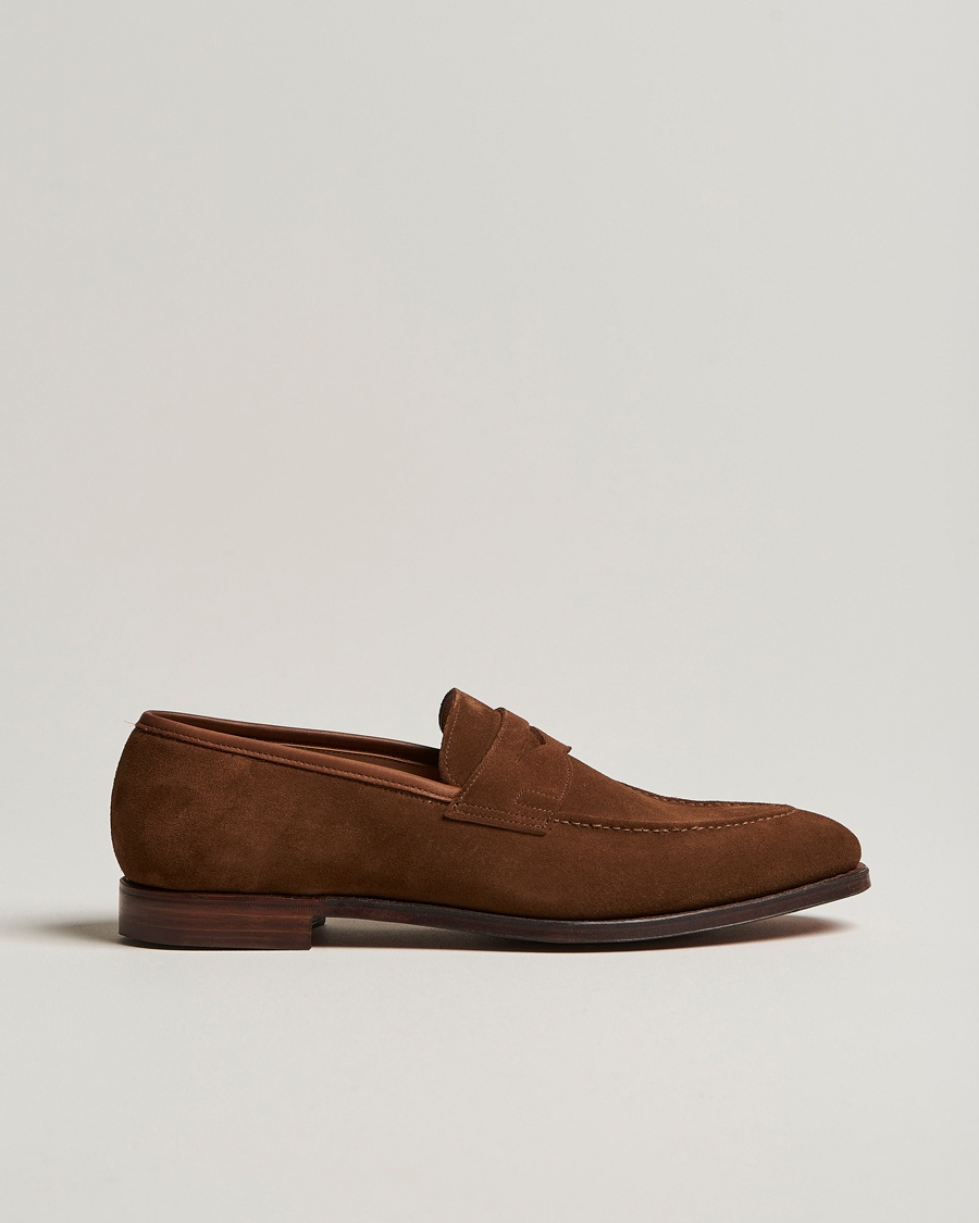 Crockett & Jones Sydney Loafer Snuff Suede – Brun