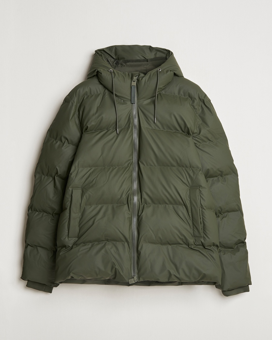 RAINS Alta Puffer Jacket Green – Grøn