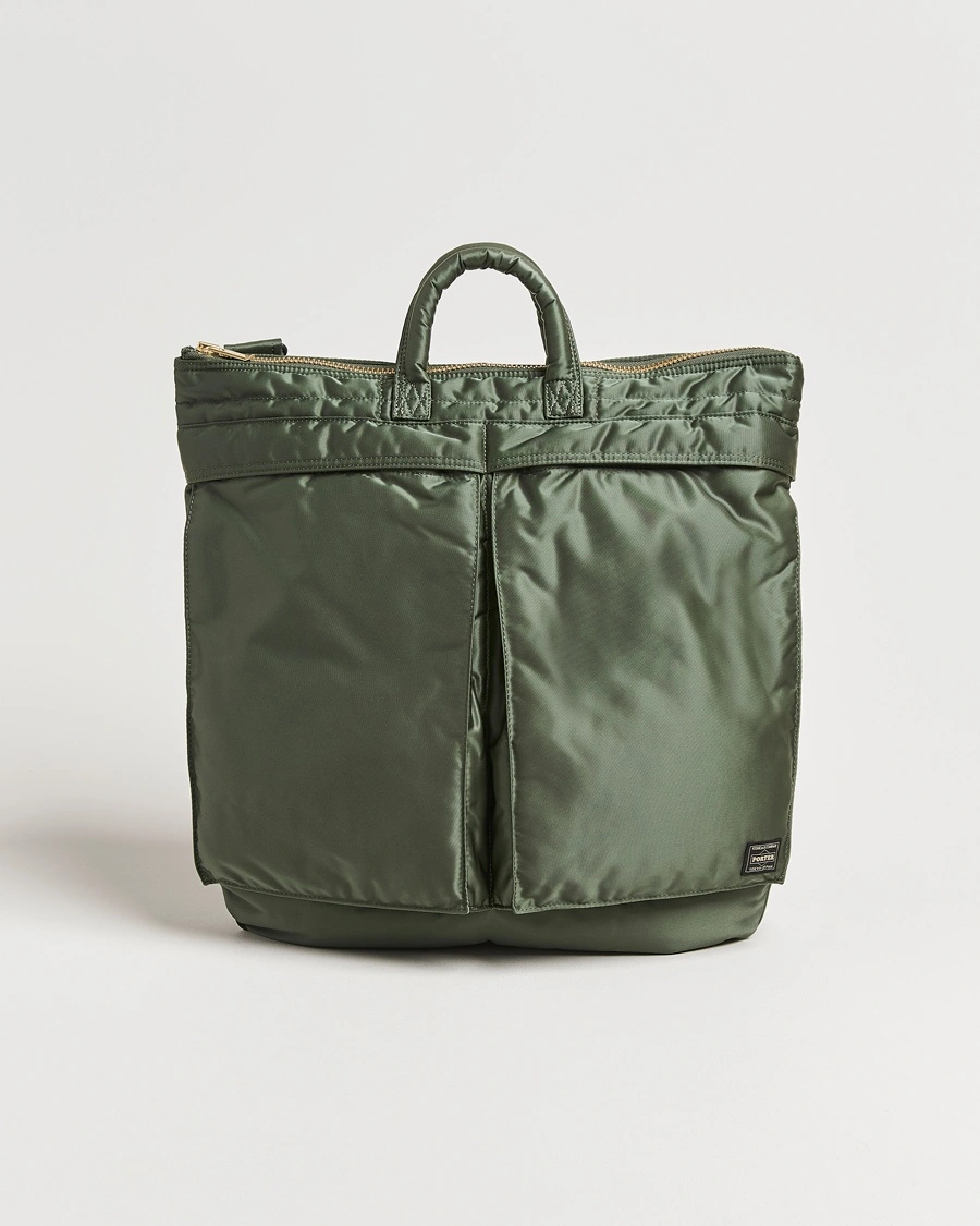Porter-Yoshida & Co. Tanker Helmet Bag Sage Green – Grøn