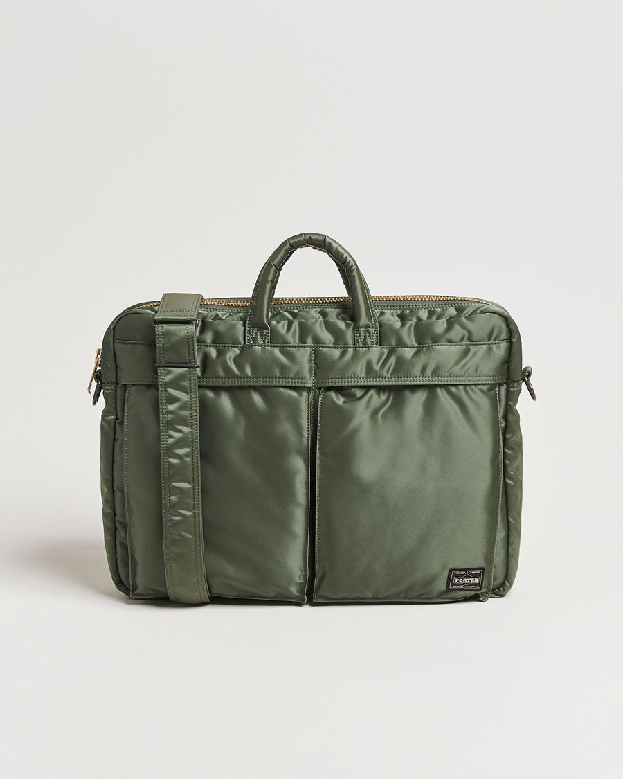 Porter-Yoshida & Co. Porter-Yoshida & Co.Tanker 2Way Document BagSage Green – Grøn