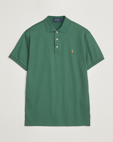 Polo Ralph Lauren Luxury Pima Cotton Polo Washed Forest – Grøn