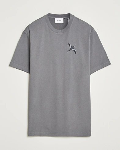 Axel Arigato Micro Bee Bird T-Shirt Steel Grey – Grå