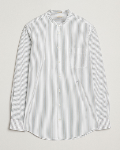 Massimo Alba Noto Guru Collar Shirt White/Green – Grøn