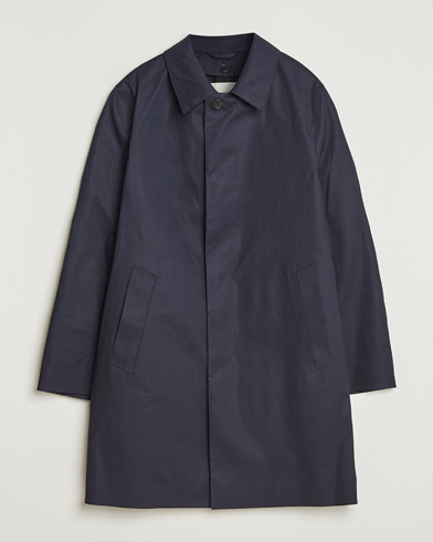 Mackintosh Dunoon Car Coat Navy – Blå
