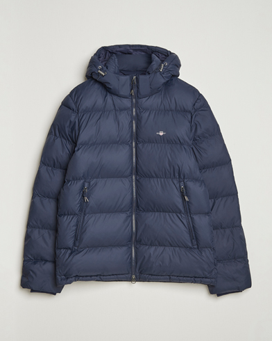 Gant The Active Cloud Down Jacket Evening Blue – Blå