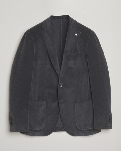 L.B.M. 1911 Jack Corduroy Blazer Dark Grey – Grå