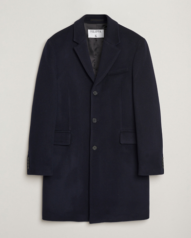 Filippa K William Wool Coat Navy – Blå