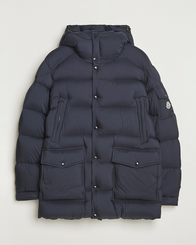 Moncler Bretagne Down Parka Navy – Blå