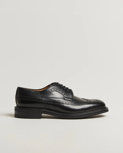 Loake Shoemakers Sovereign Longwing Derby Black – Sort