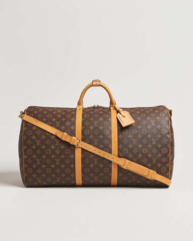 Louis Vuitton Pre-Owned Keepall Bandoulière 60 Monogram – Brun