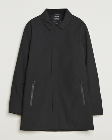 UBR Regulator Coat Savile Black Wool – Sort