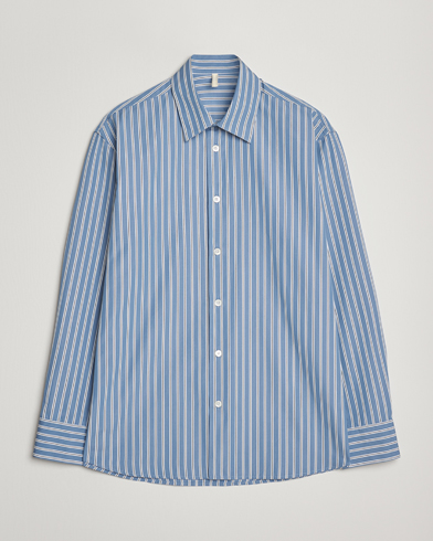 Sunflower Day Shirt Blue Stripe – Blå