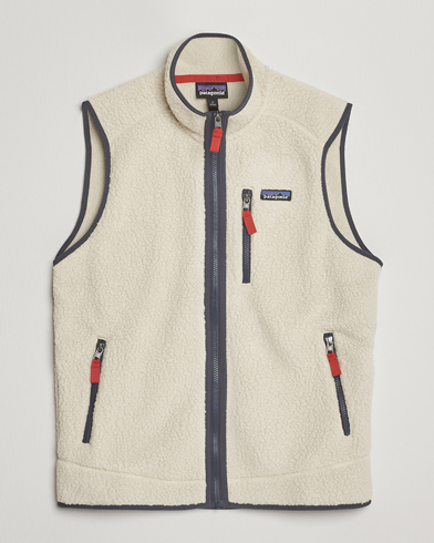Patagonia Retro Pile Vest Pelican – Hvid