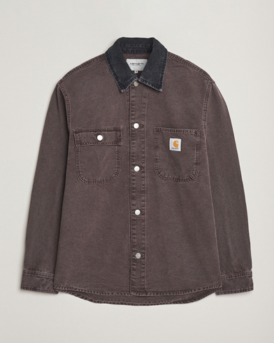 Carhartt WIP Mitch Dusky Canvas Overshirt Palisander – Brun