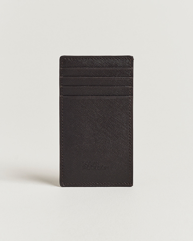 Oscar Jacobson Card Holder Leather Forastero Brown – Brun