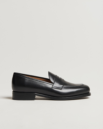 Oscar Jacobson Penny Loafers Black – Sort