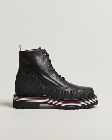 Thom Browne All Terrain Boots Black Calf – Sort
