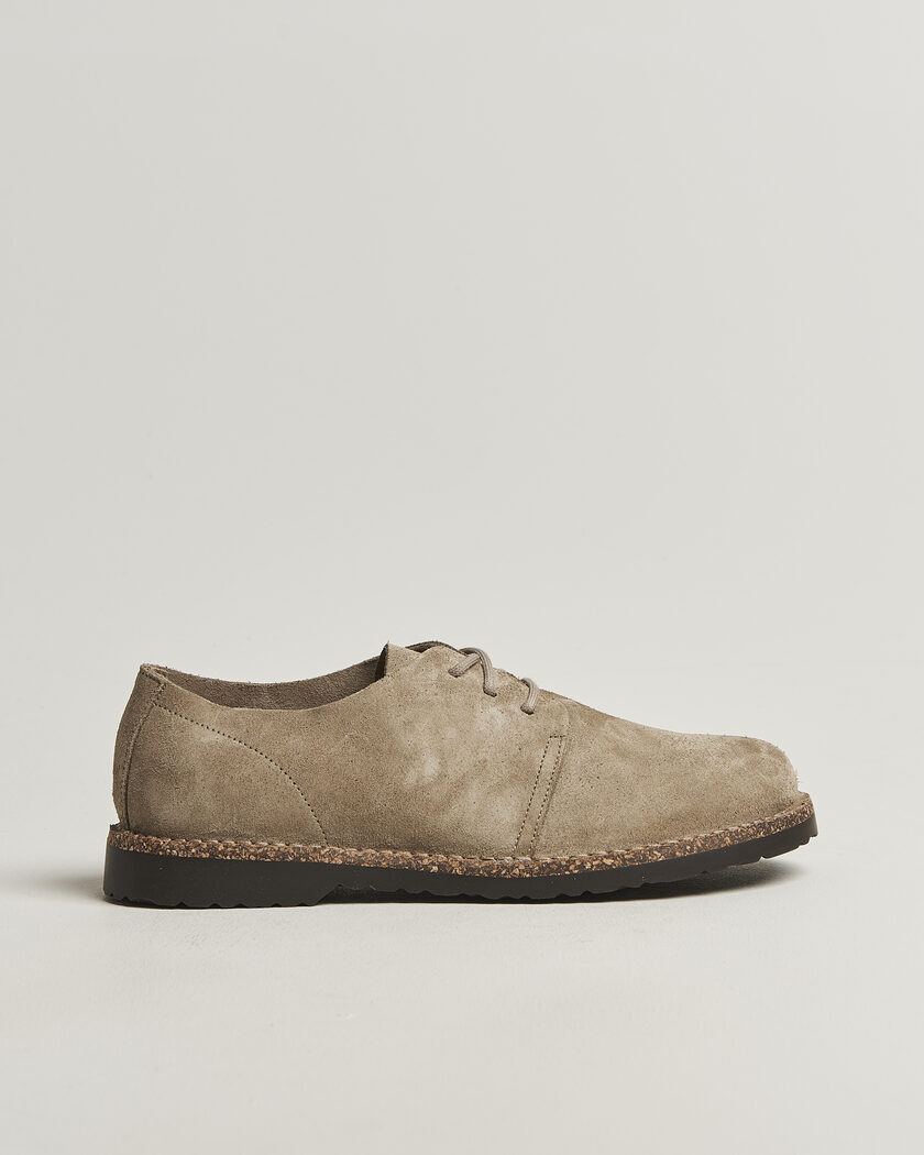 BIRKENSTOCK Uppsala Oxford Gray Taupe Suede – Beige