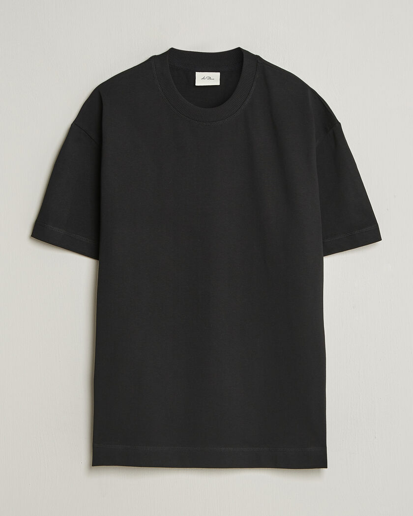 LES DEUX Carl Heavyweight T-Shirt Black – Sort