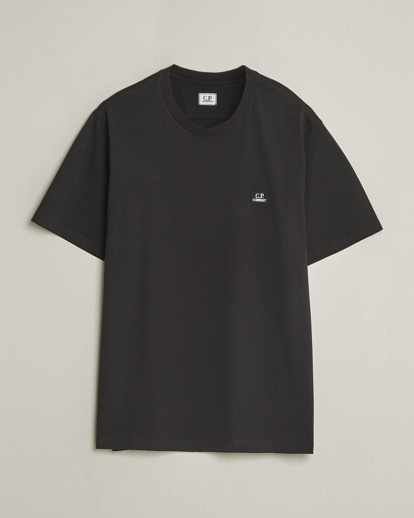 C.P. Company Short Sleeve Small Logo T-Shirt Black – Sort