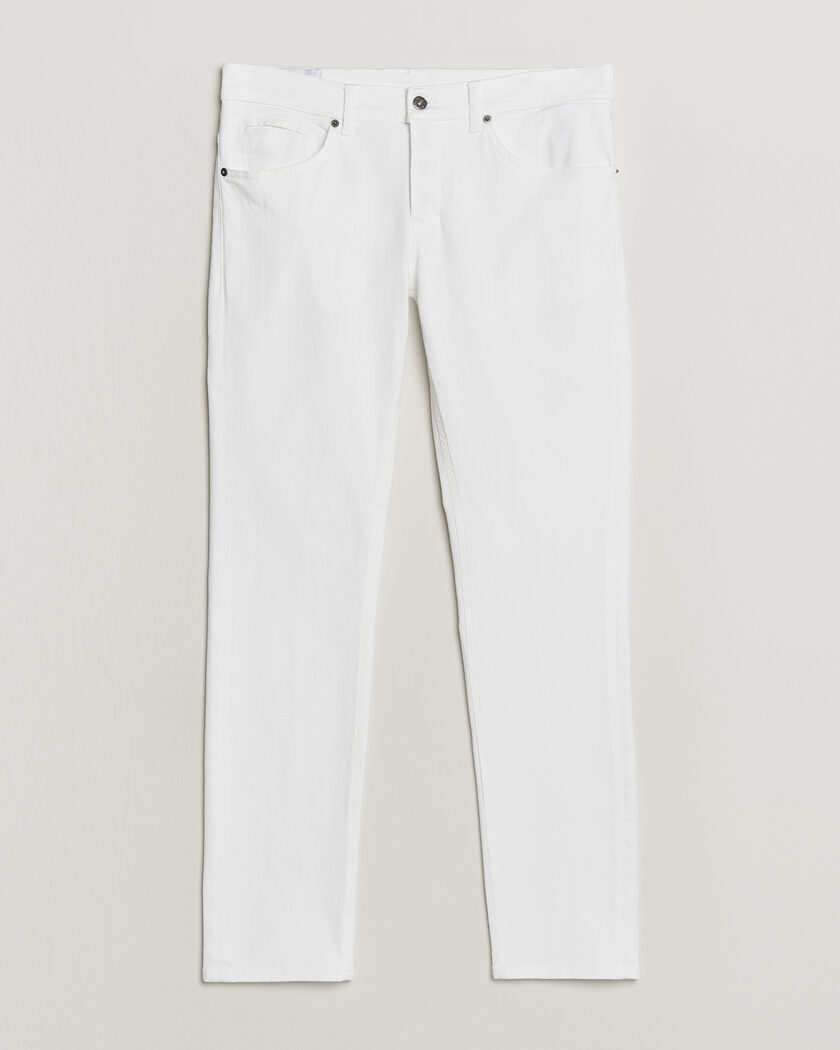 Dondup George Bullstretch 5-Pocket Pants White – Hvid