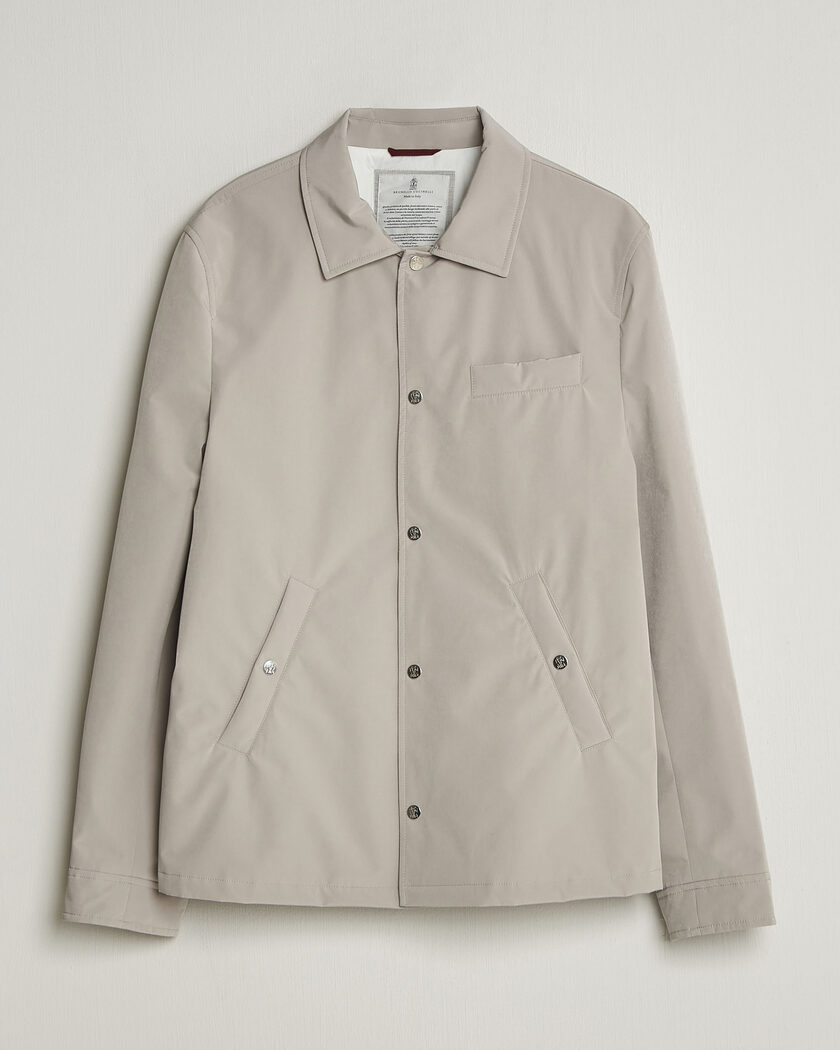 Brunello Cucinelli Nylon Padded Jacket Beige – Beige