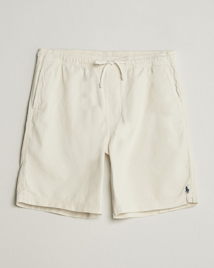 Polo Ralph Lauren Wale Cord Shorts Warm Cream – Hvid