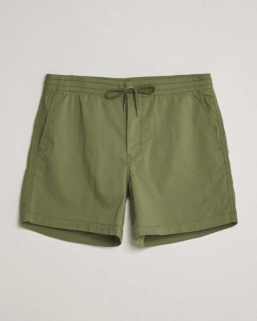 Polo Ralph Lauren Seersucker Shorts Supply Olive – Grøn