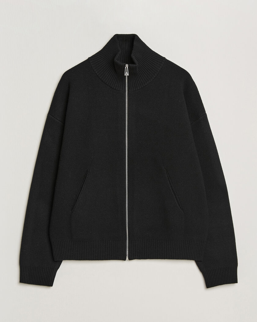 Axel Arigato Core Zip-Up Sweater Black – Sort