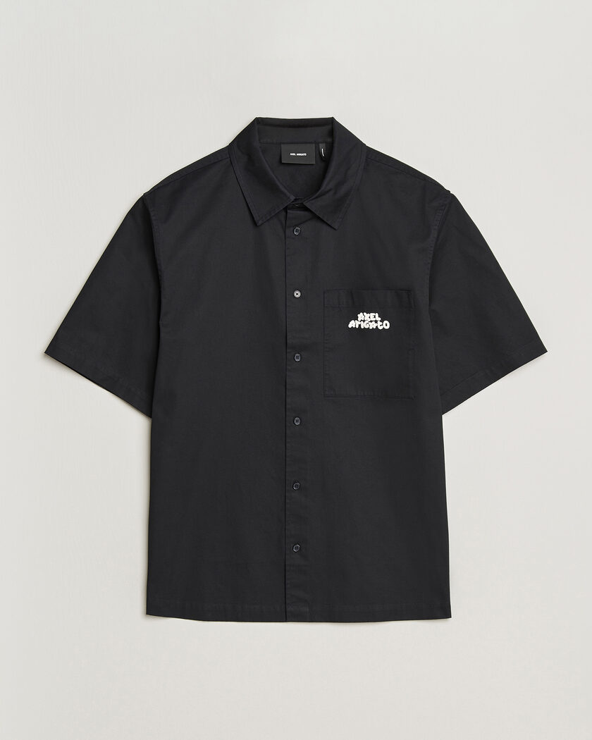 Axel Arigato Drew Short Sleeve Shirt Black – Sort