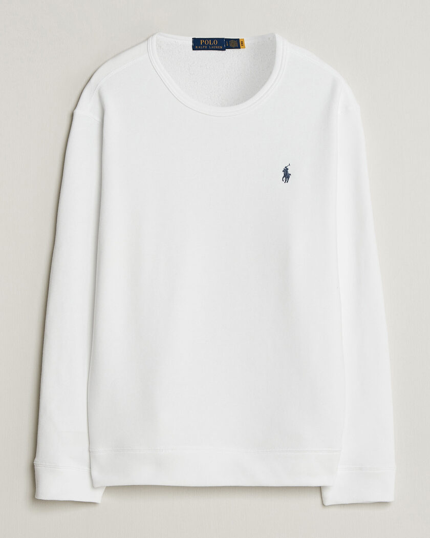 Polo Ralph Lauren Island Terry Sweatshirt White – Hvid