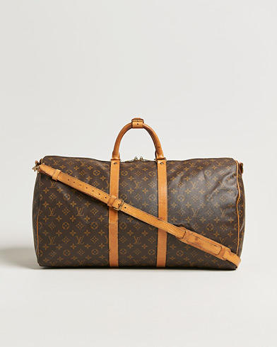 Louis Vuitton Pre-Owned Keepall Bandouliére 55 Monogram – Brun