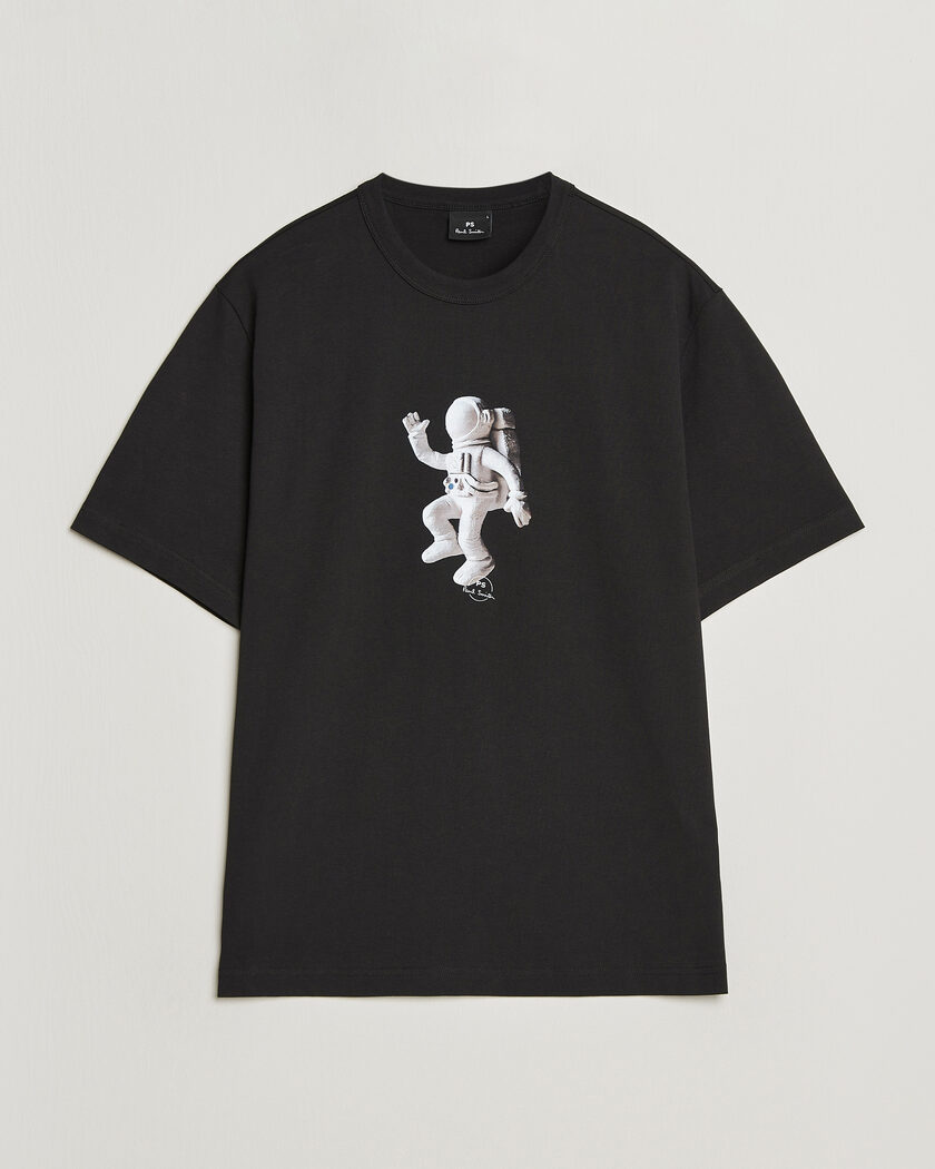 PS Paul Smith Astronaut Printed T-Shirt Black – Sort
