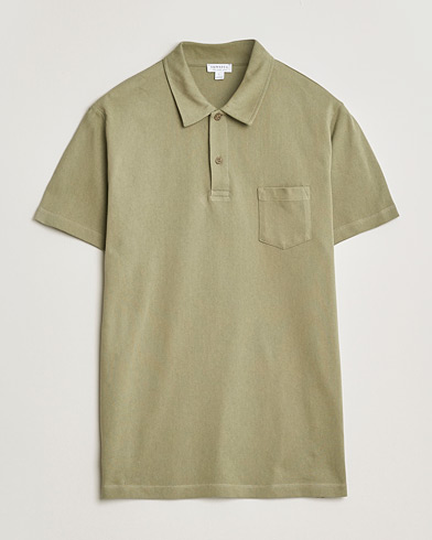 Sunspel Riviera Polo Shirt Pistachio – Grøn