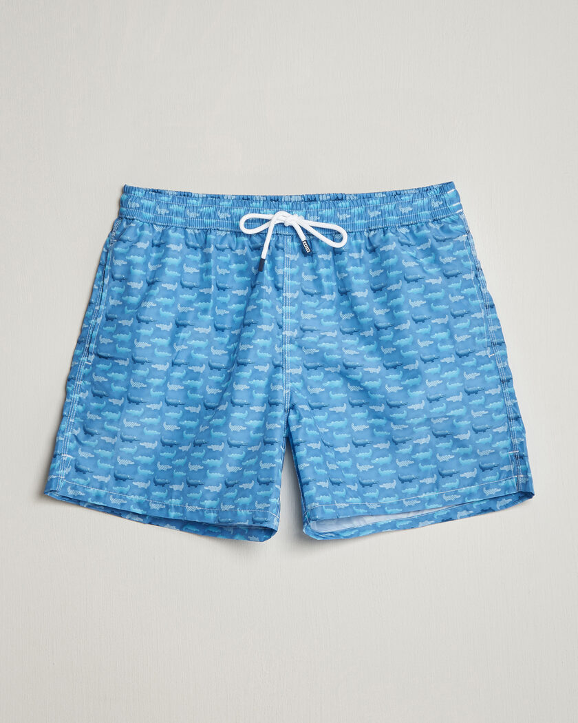 Fedeli Madeira Swim Trunk Blue Crocs – Blå