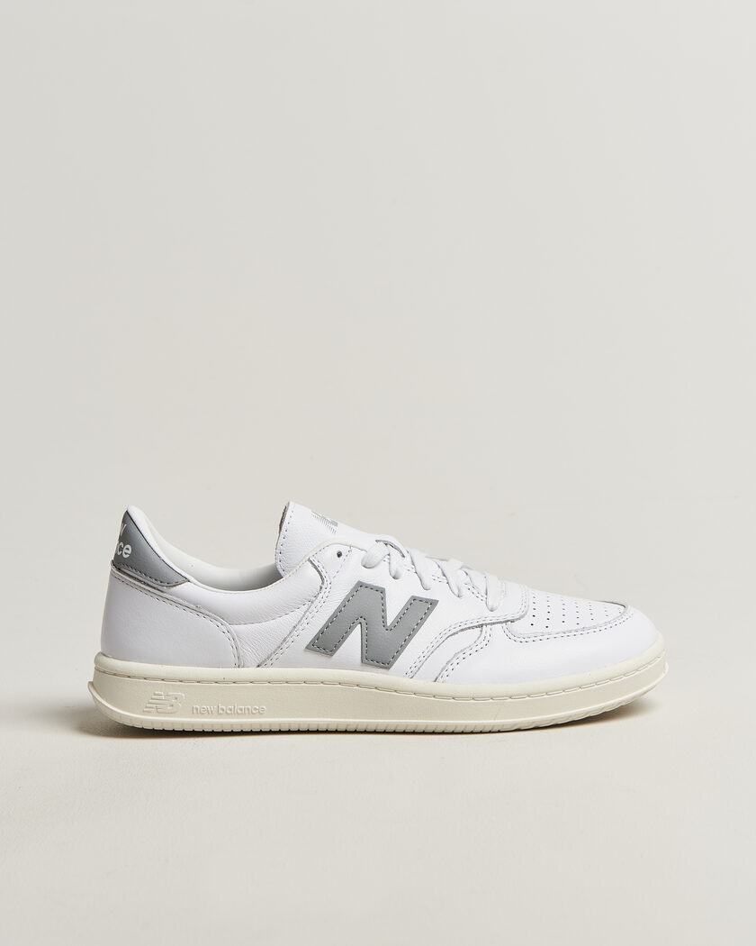 New Balance T500 Sneakers White/Grey – Hvid