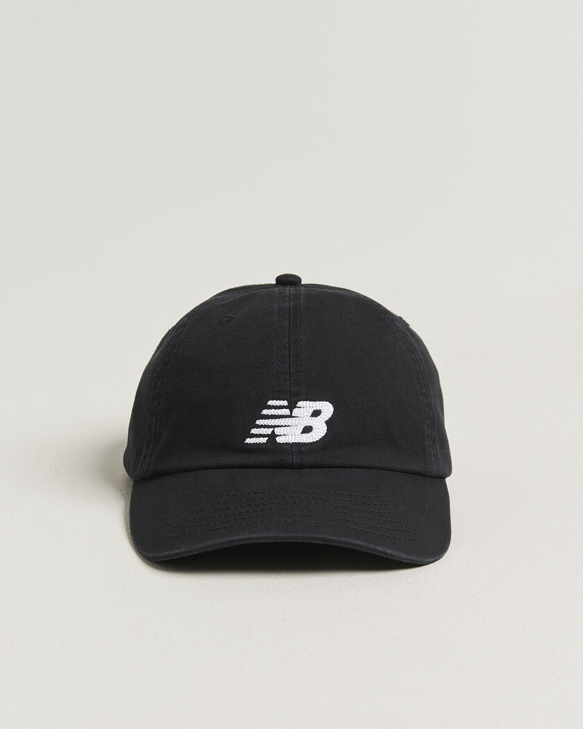 New Balance 6 Panel Logo Cap Black – Sort